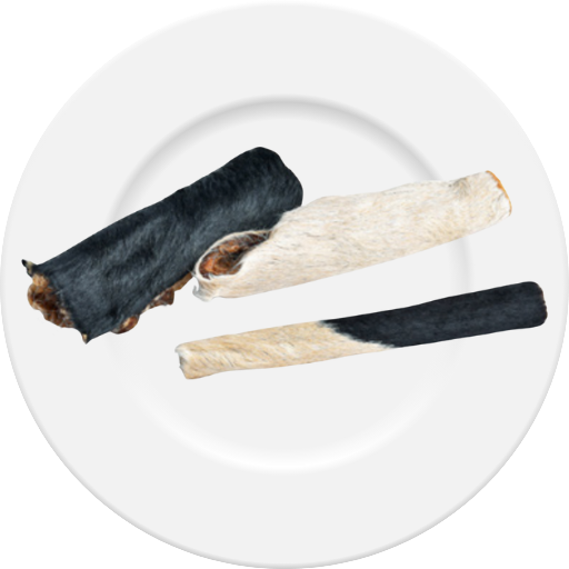 Чиния пълна с изсушено говеждо месо